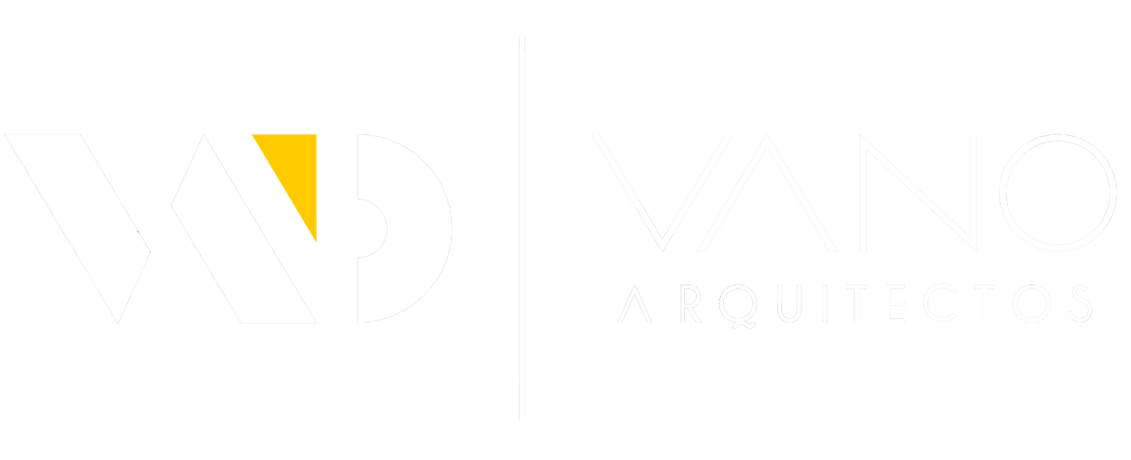 logo vano arquitectos blanco