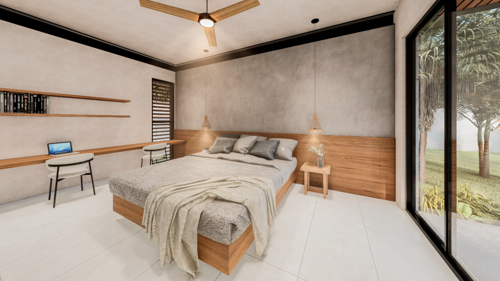 vano arquitectos casa huerto recamara