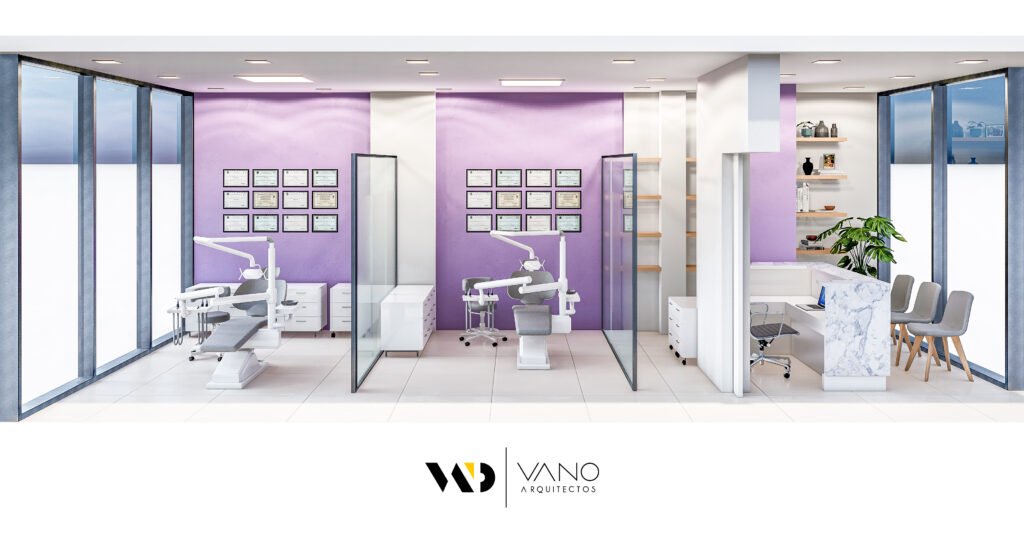 vano arquitectos crystal clinic plaza azuna estructura