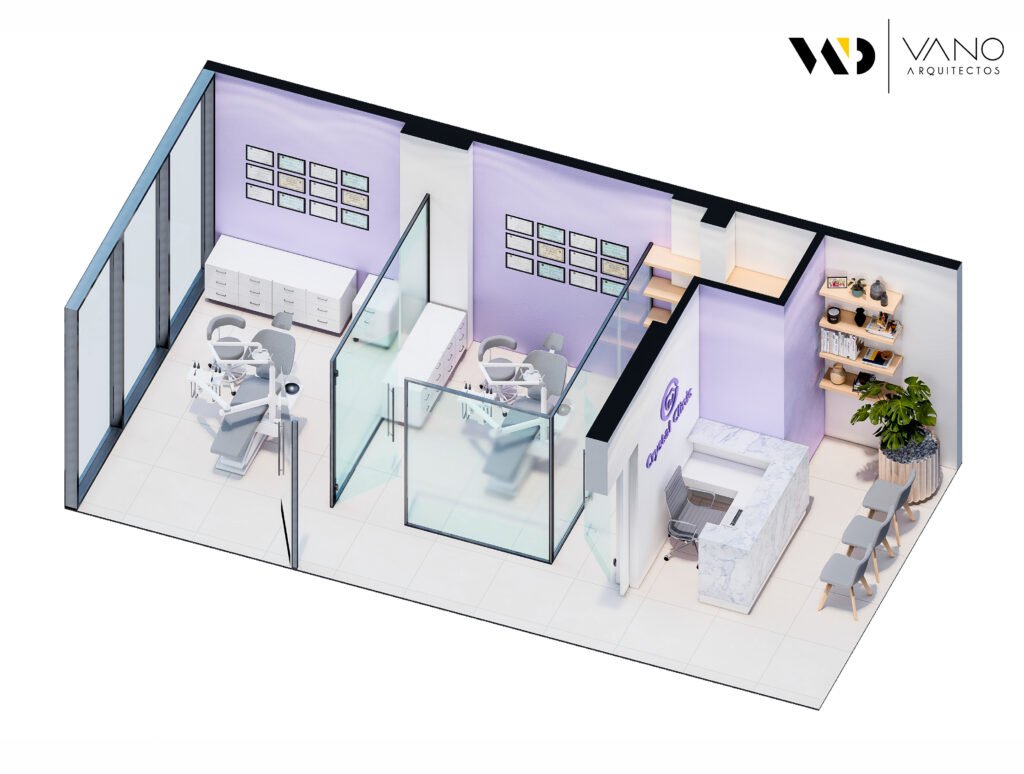 vano arquitectos crystal clinic plaza azuna estructura3