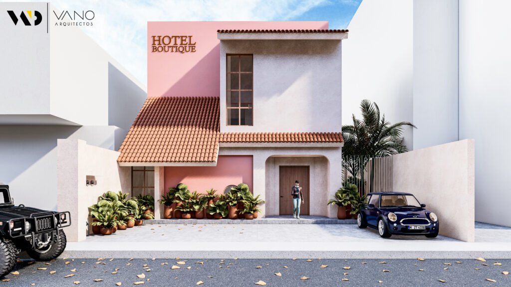 vano arquitectos hotel boutique mercedes exterior